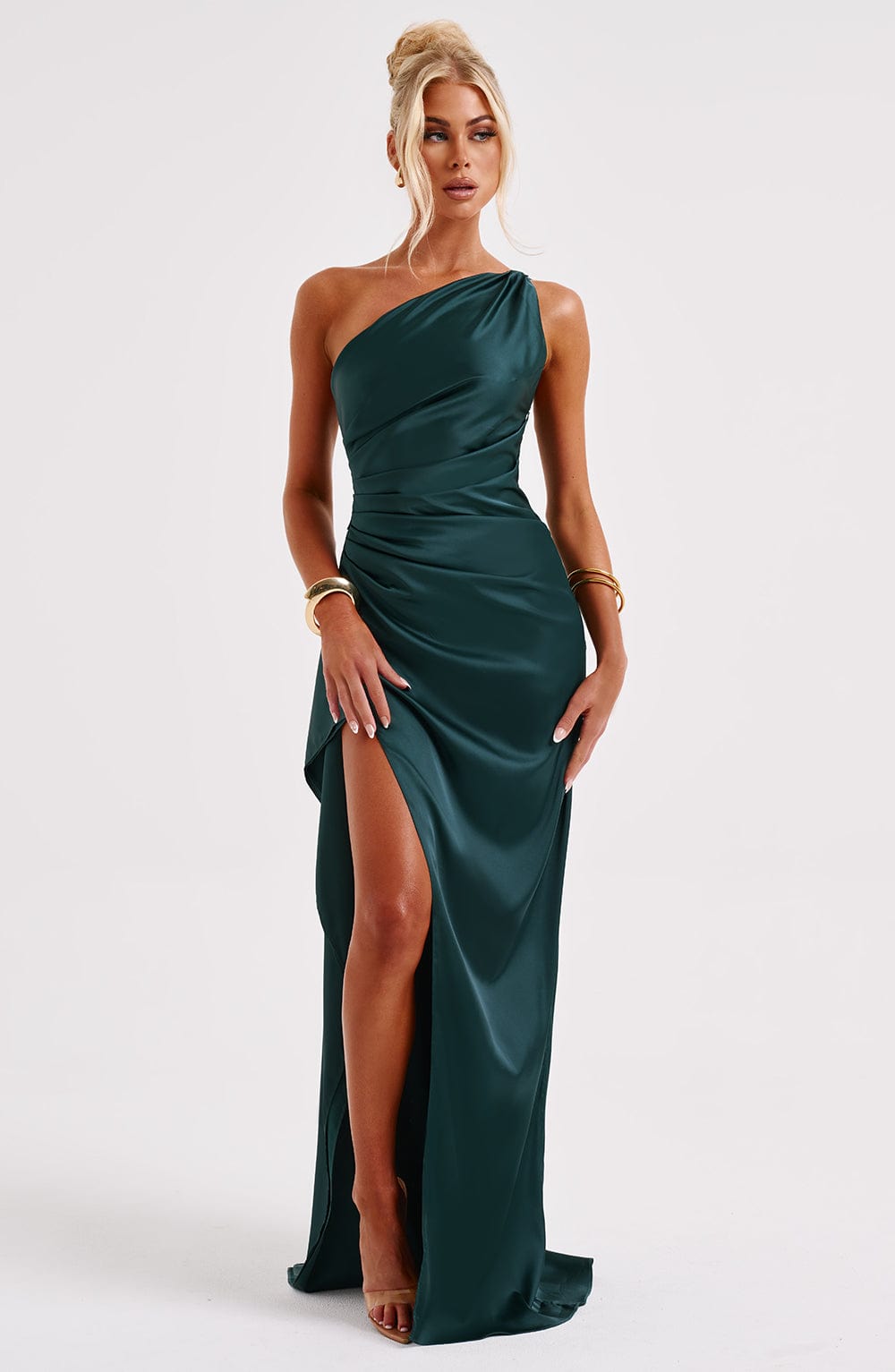 Fioreclo Ariel Maxi Dress in Emerald