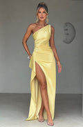 Fioreclo Ariel Maxi Dress in Lemon