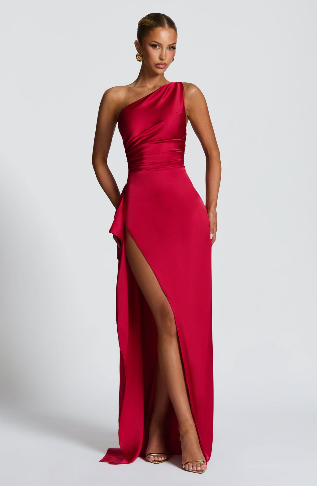 Fioreclo Ariel Maxi Dress in Red