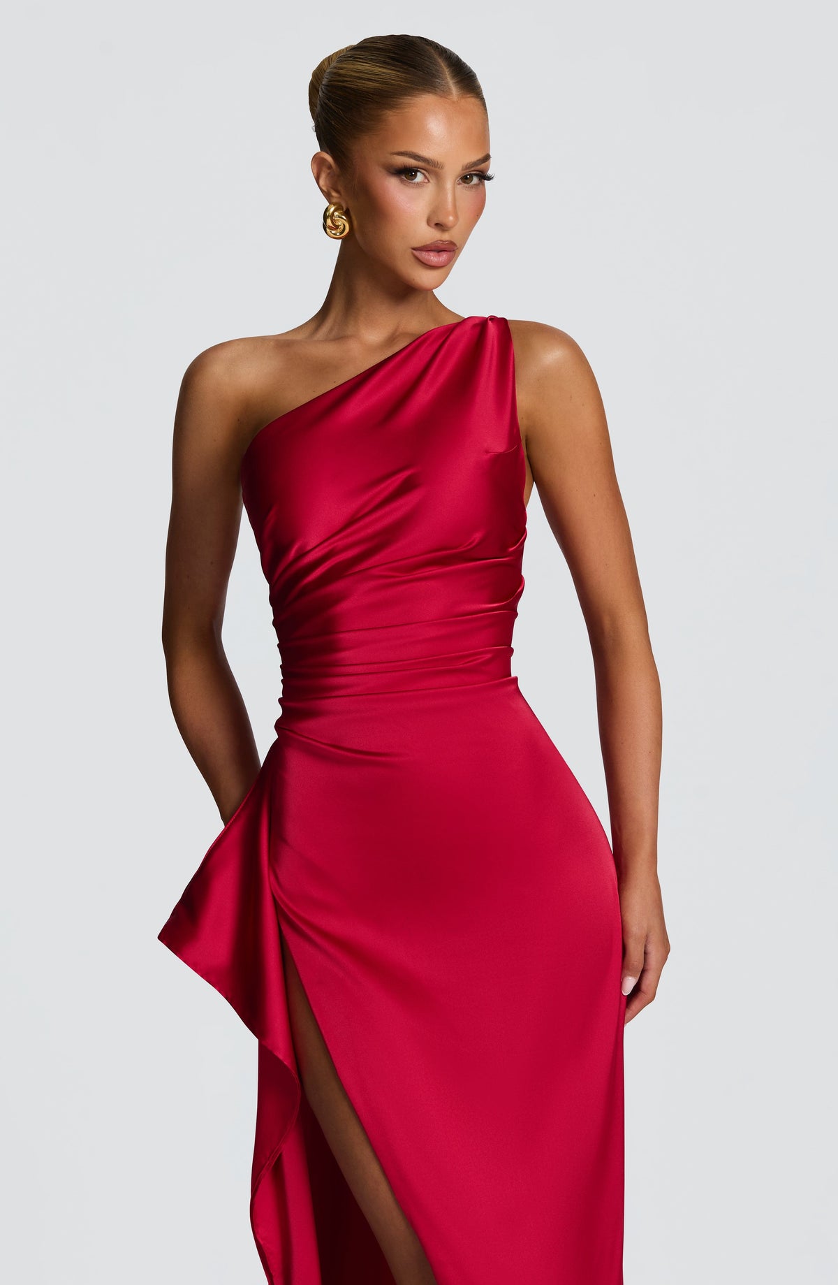Fioreclo Ariel Maxi Dress in Red