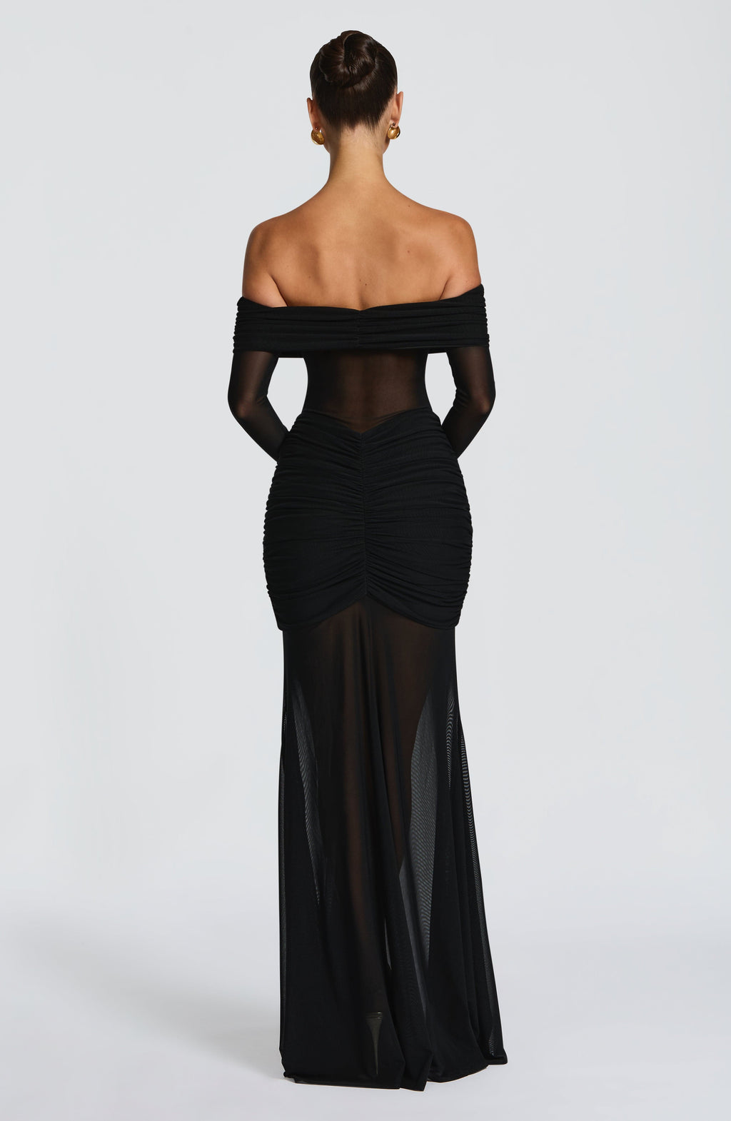 Fioreclo Arlena Maxi Dress in Black