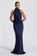 Fioreclo Armelle Maxi Dress in Navy