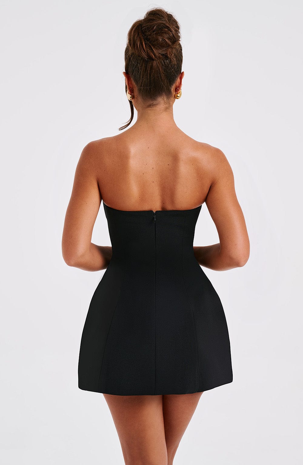 Fioreclo Asha Mini Dress in Black