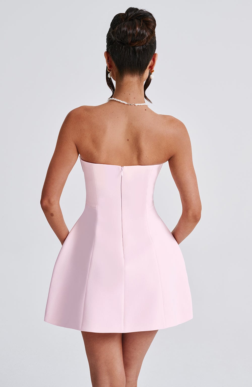 Fioreclo Asha Mini Dress in Blush