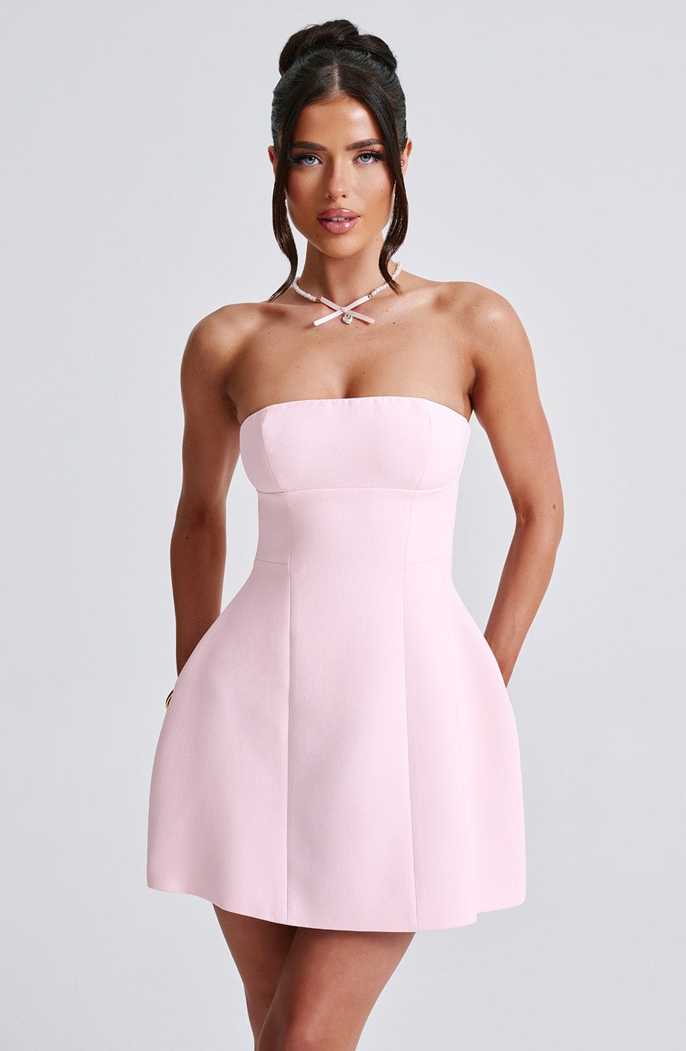 Fioreclo Asha Mini Dress in Blush