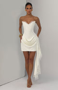 Fioreclo Avalyn Mini Dress in Ivory