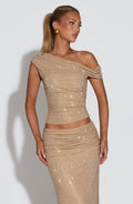 Fioreclo Aveline Top in Gold