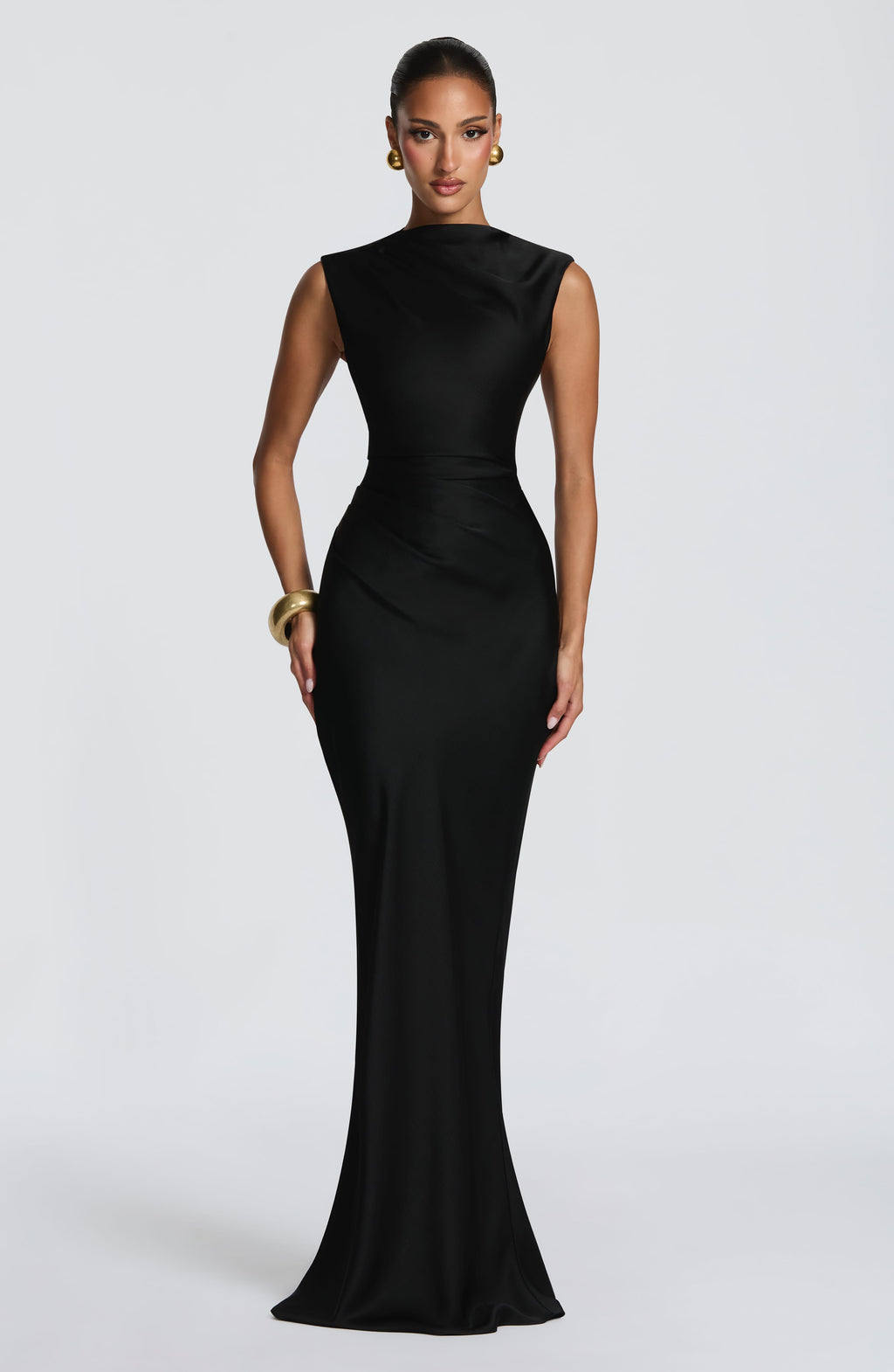 Fioreclo Avielle Maxi Dress in Black