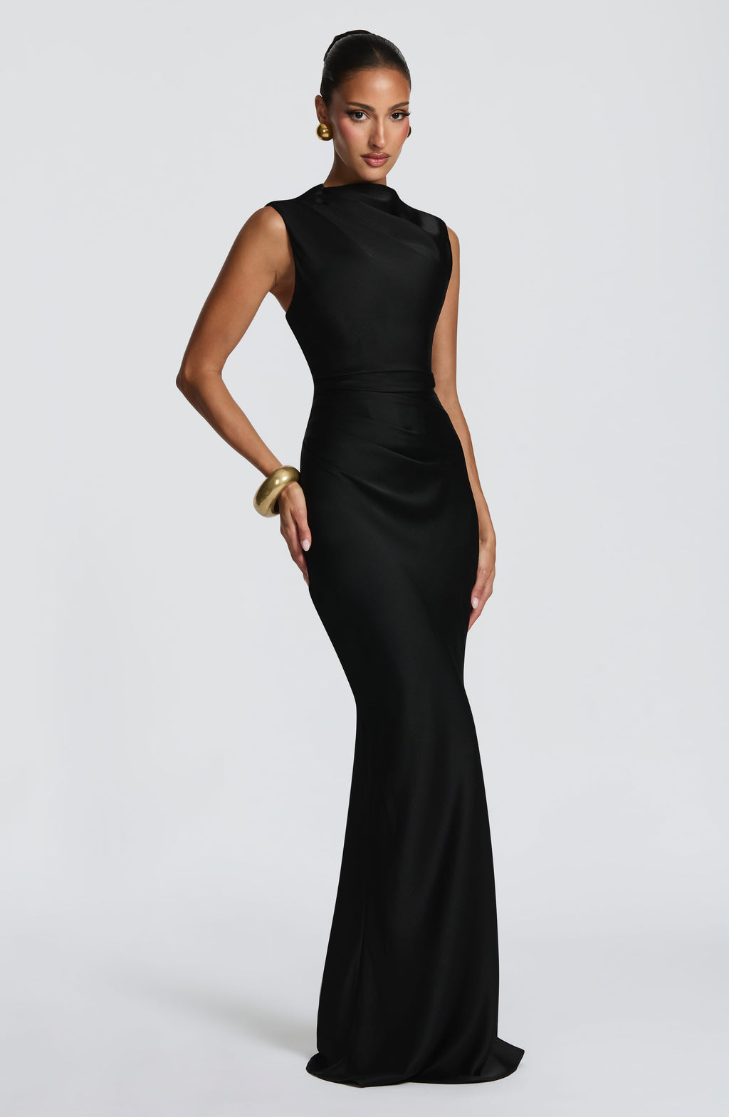 Fioreclo Avielle Maxi Dress in Black