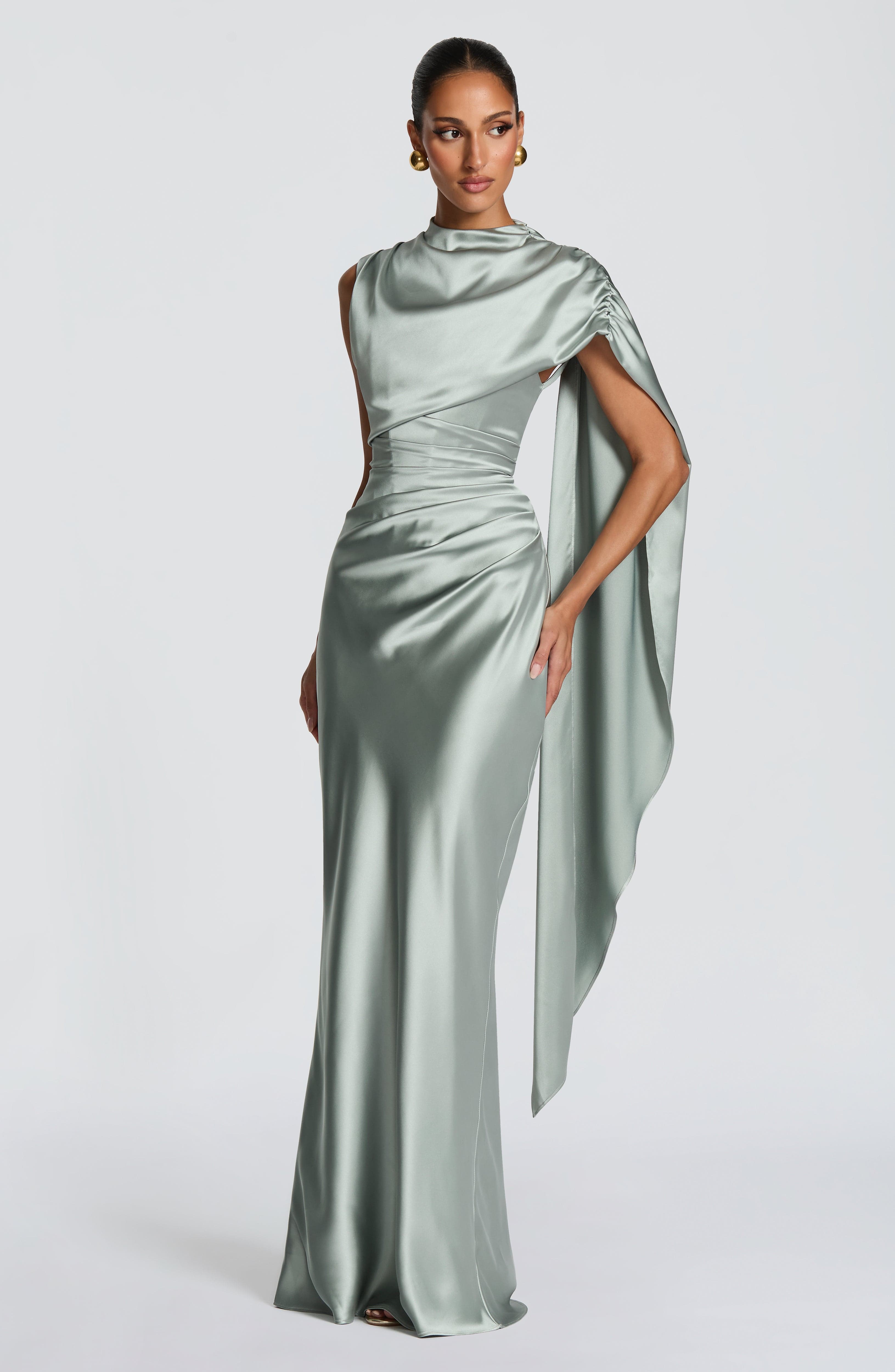 Fioreclo Avienne Maxi Dress in Sage