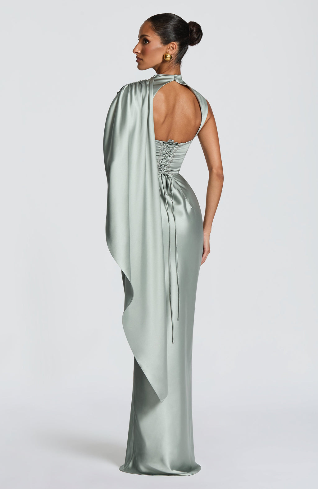 Fioreclo Avienne Maxi Dress in Sage