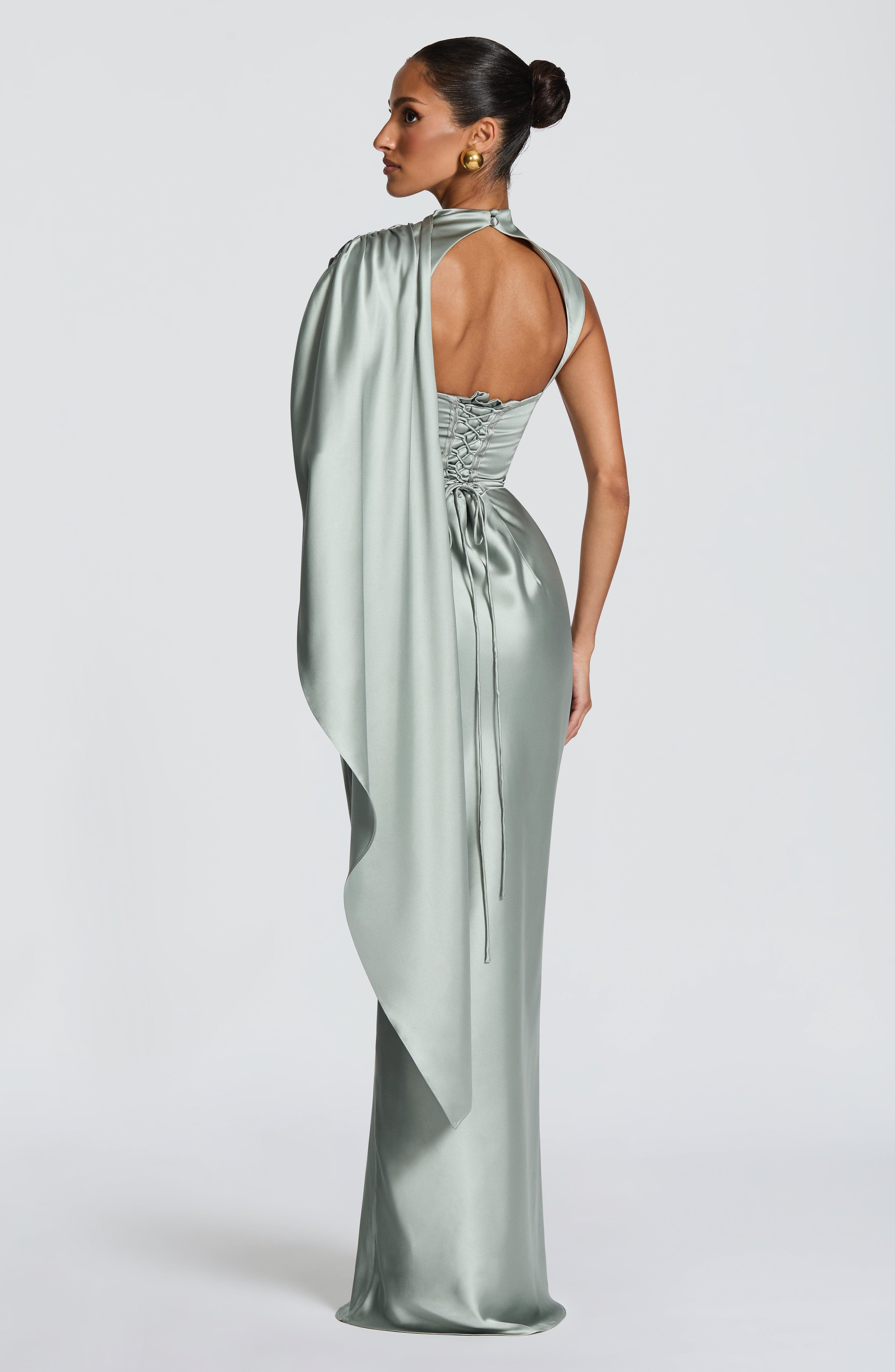 Fioreclo Avienne Maxi Dress in Sage