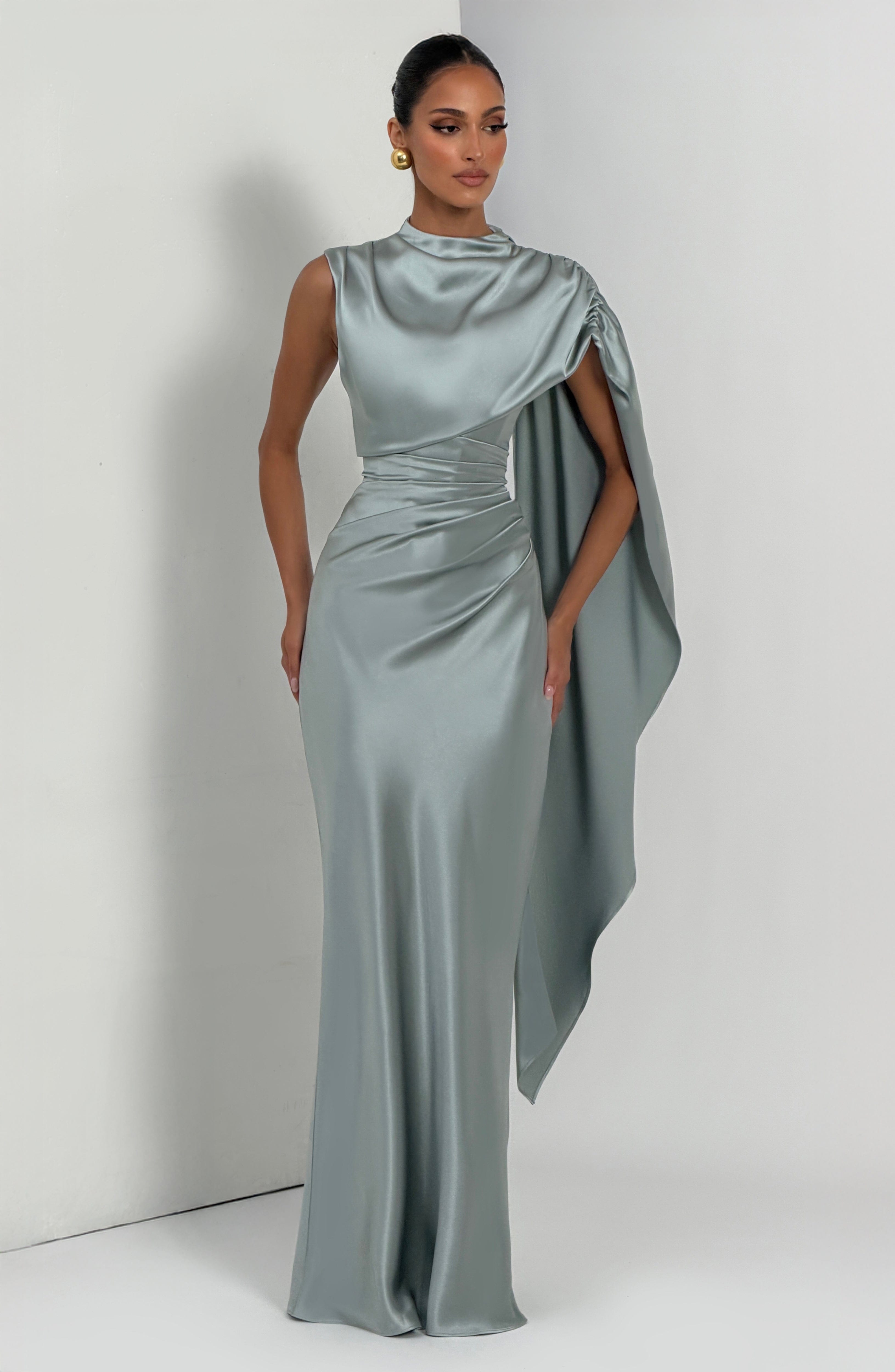 Fioreclo Avienne Maxi Dress in Sage