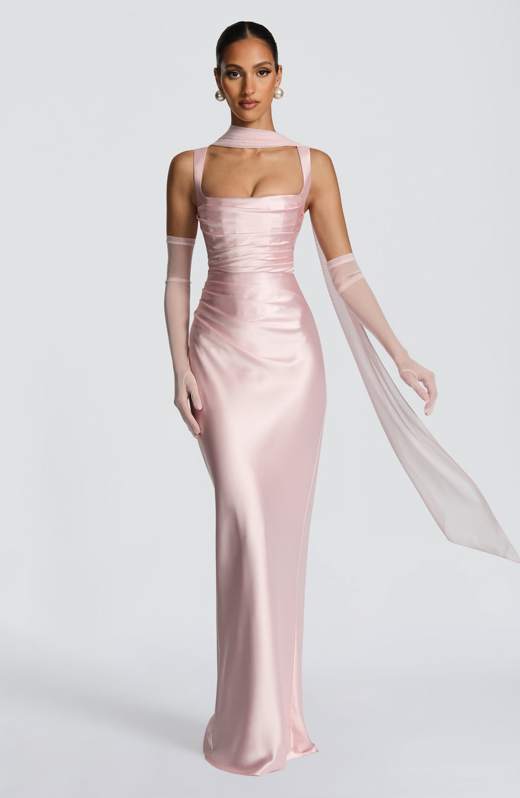 Fioreclo Aylah Scarf in Blush