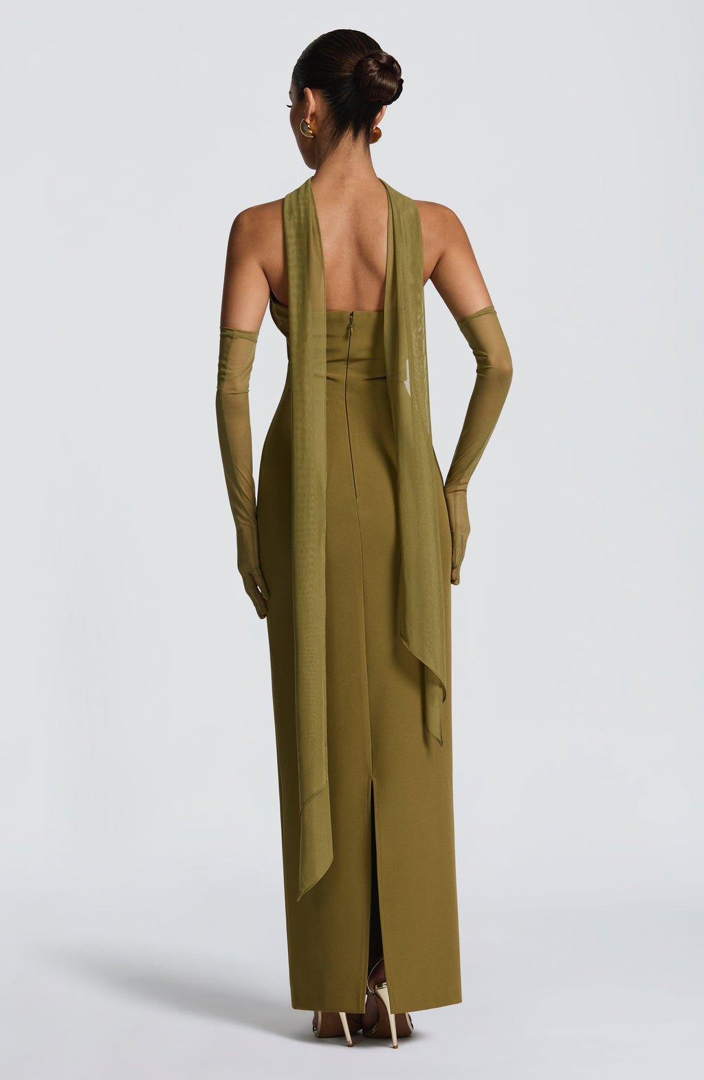 Fioreclo Aylah Scarf in Deep Olive