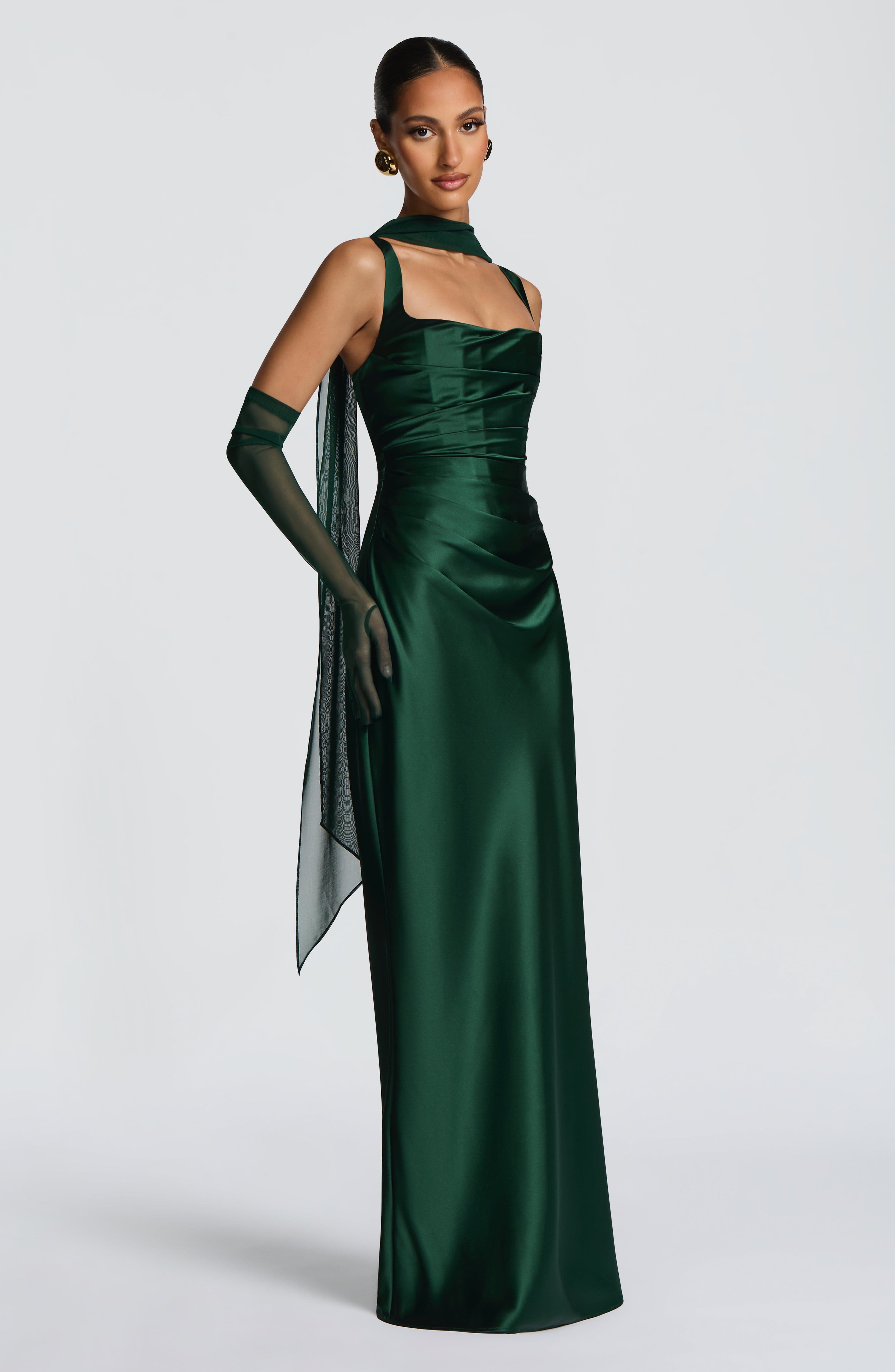 Fioreclo Aylah Scarf in Emerald