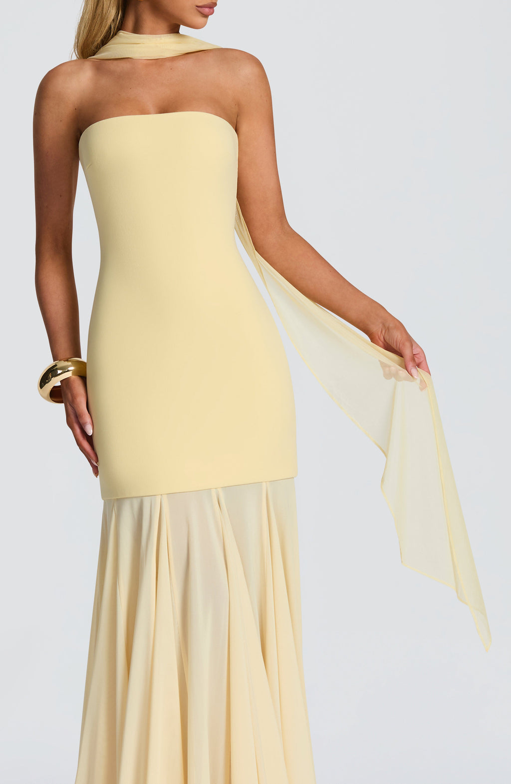 Fioreclo Aylah Scarf in Lemon