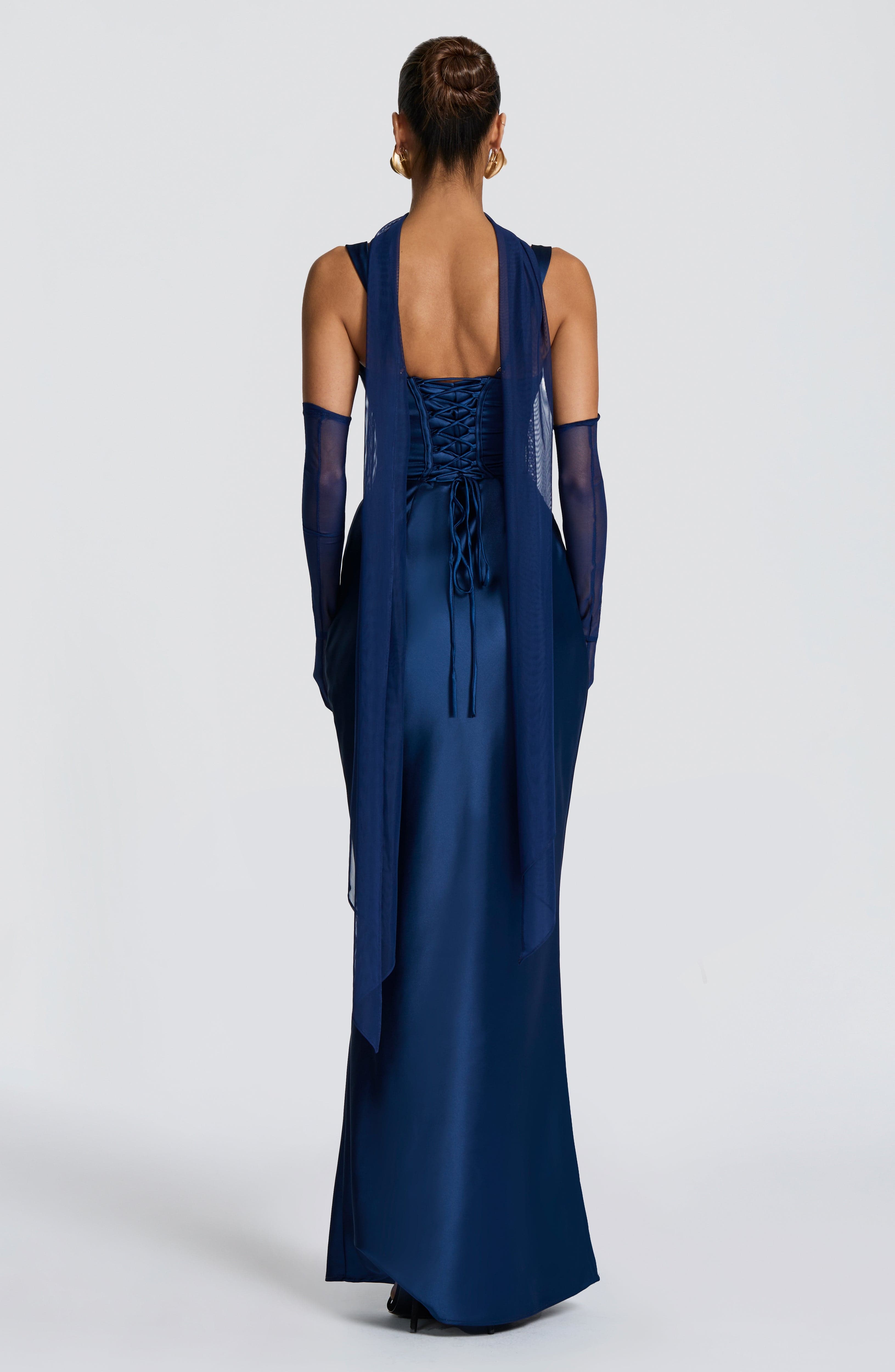 Fioreclo Aylah Scarf in Navy