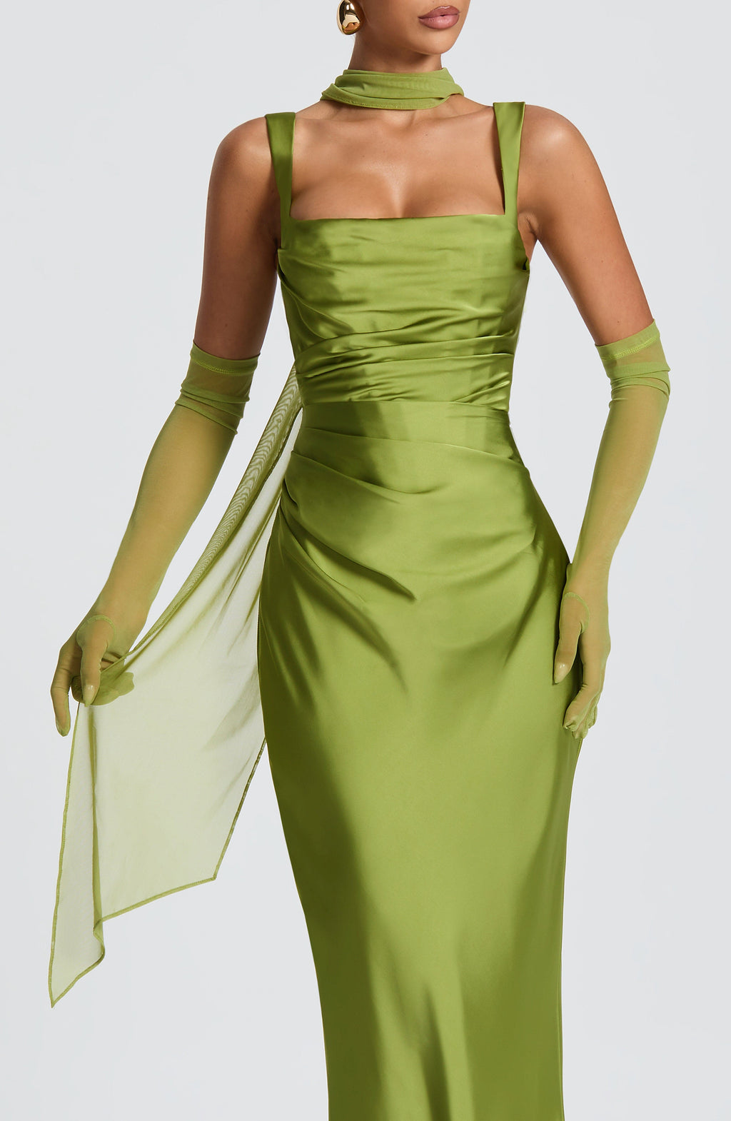 Fioreclo Aylah Scarf in Olive