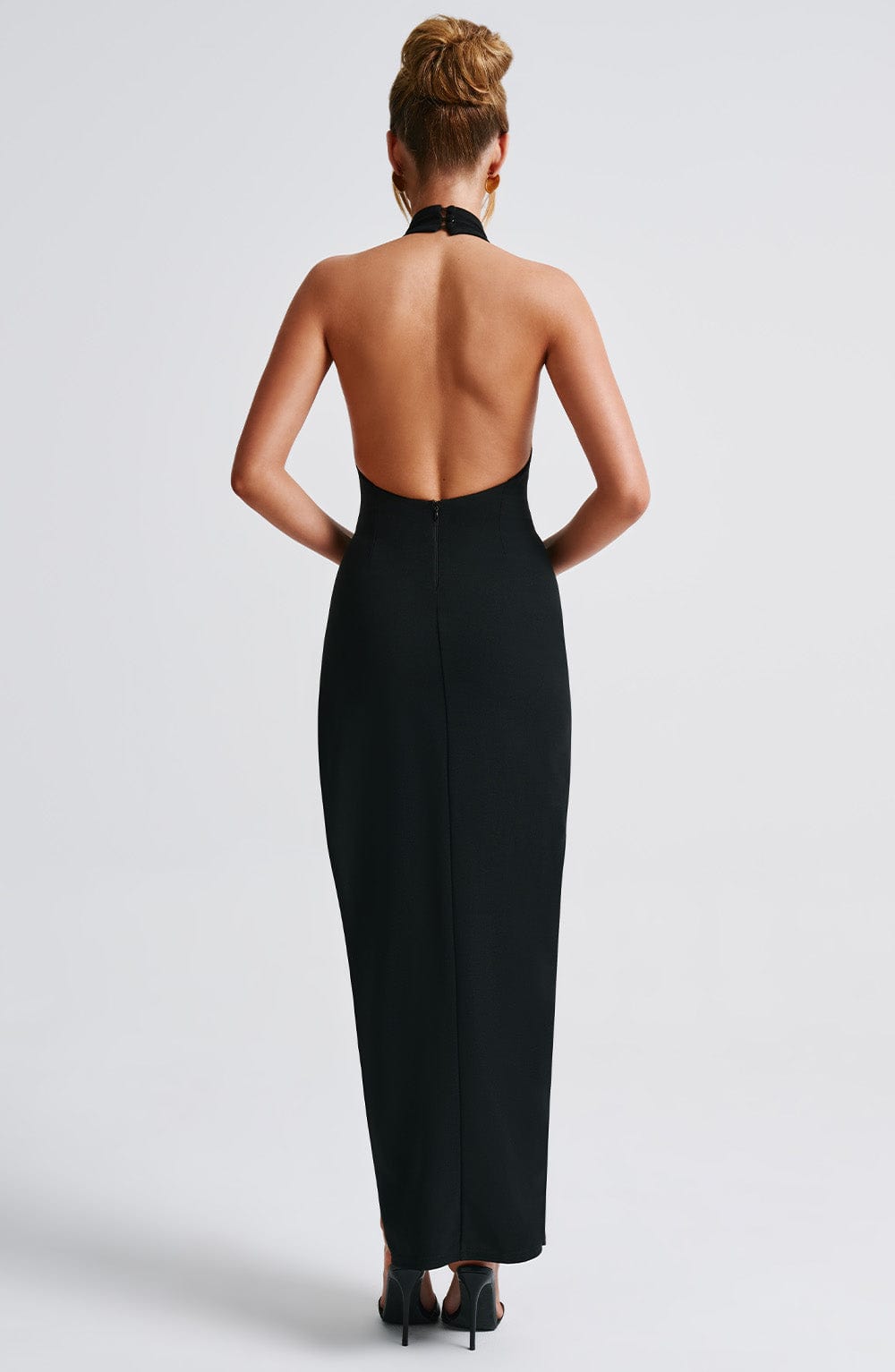 Flourenne Adaliah Maxi Dress in Black