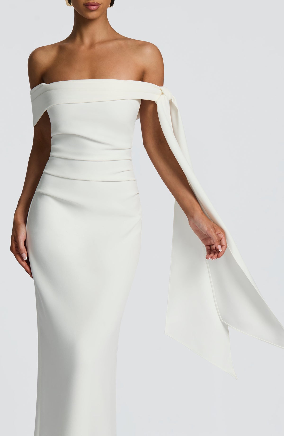 Flourenne Addyson Maxi Dress in Ivory