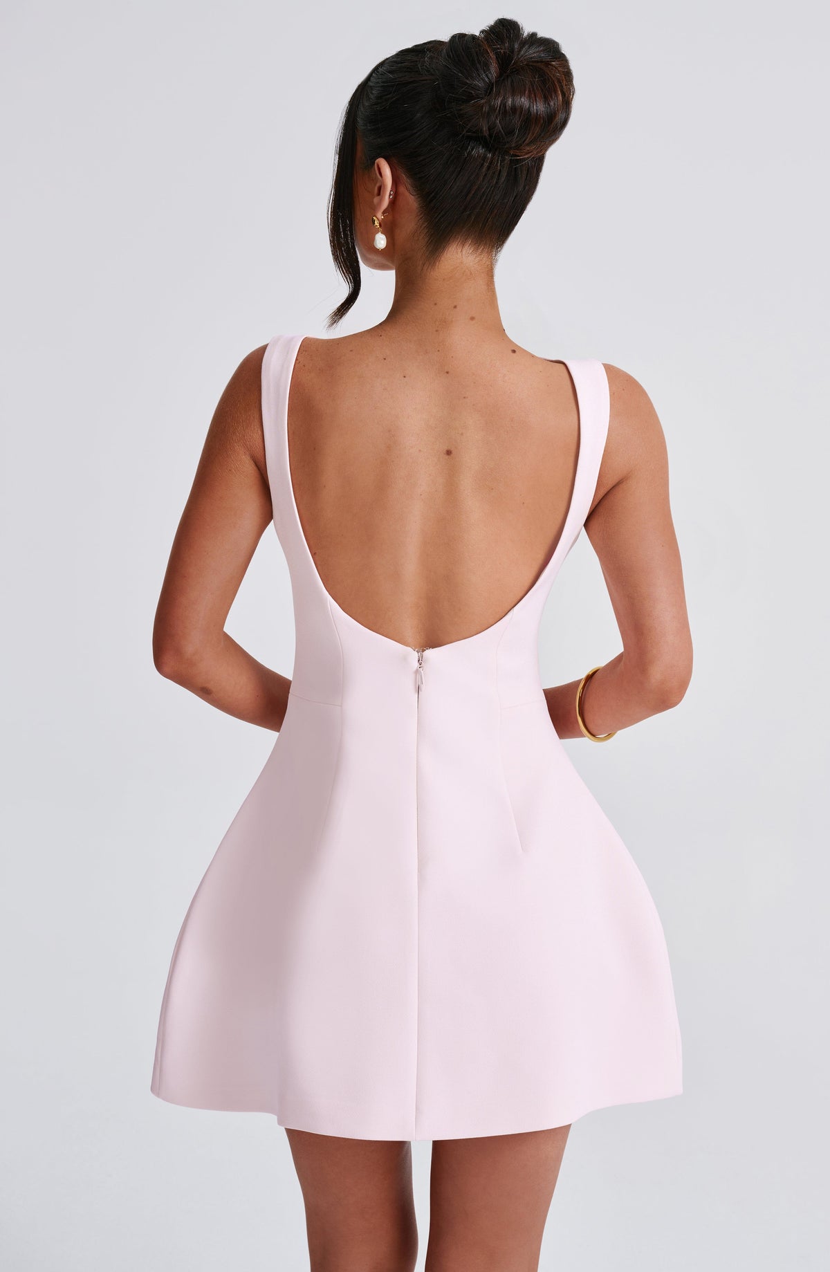 Flourenne Alanis Mini Dress in Blush