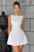 Flourenne Alanis Mini Dress in Ivory