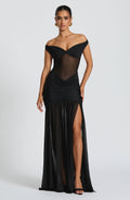 Flourenne Alaya Maxi Dress in Black