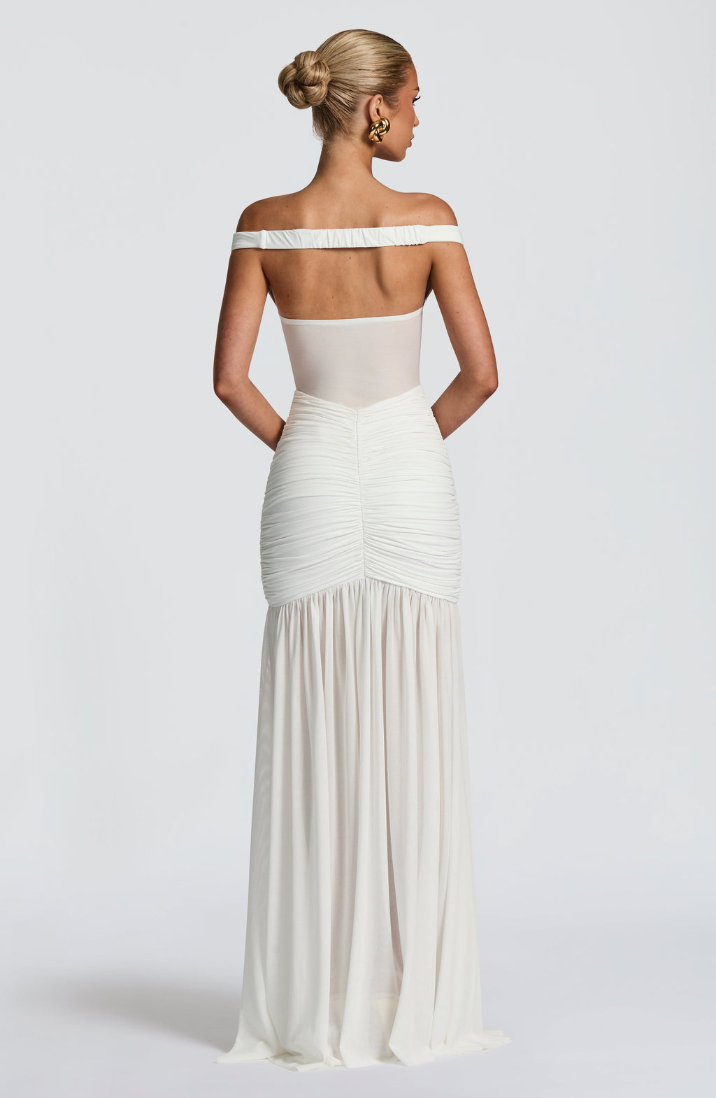 Flourenne Alaya Maxi Dress in Ivory