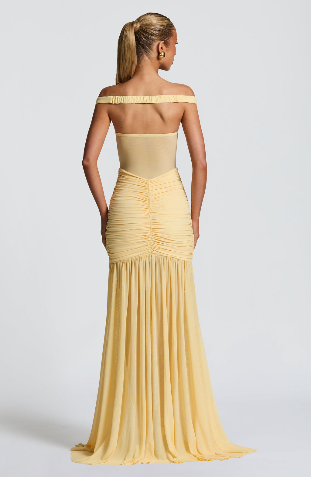 Flourenne Alaya Maxi Dress in Lemon