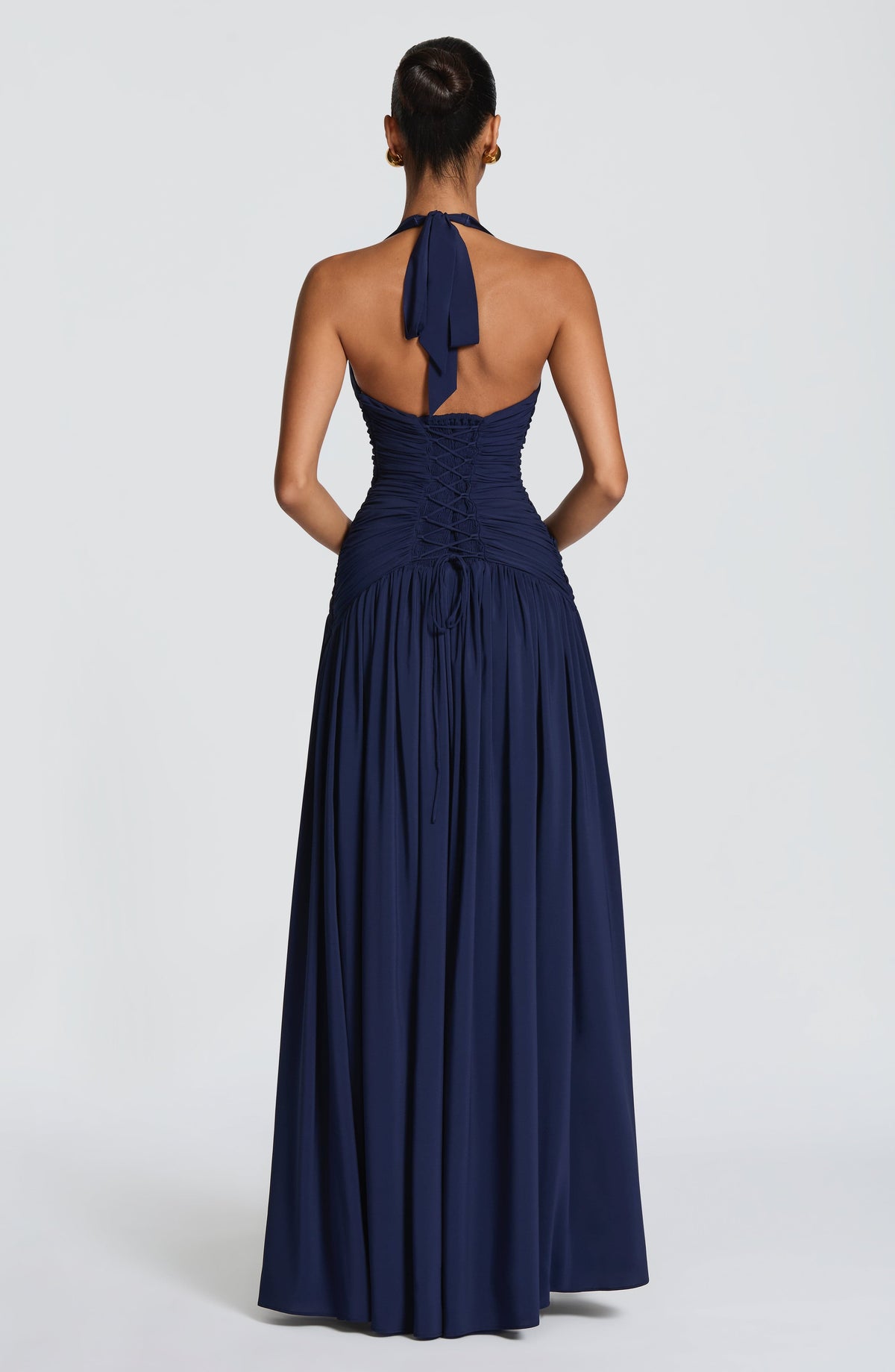 Flourenne Amara Maxi Dress in Navy