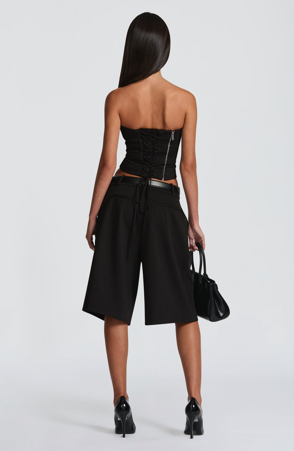 Flourenne Amarah Bermuda Shorts in Black