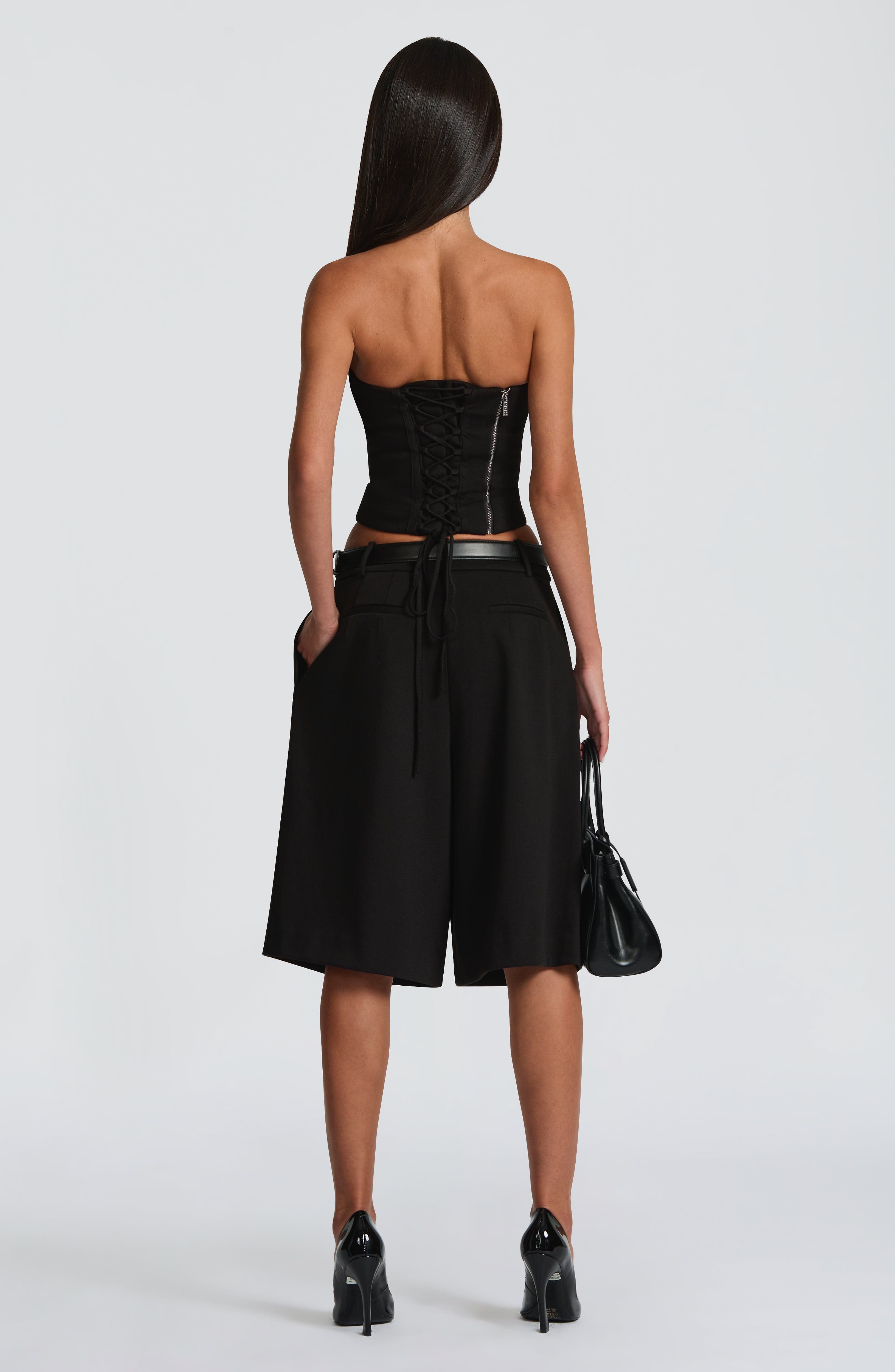 Flourenne Amarah Bermuda Shorts in Black