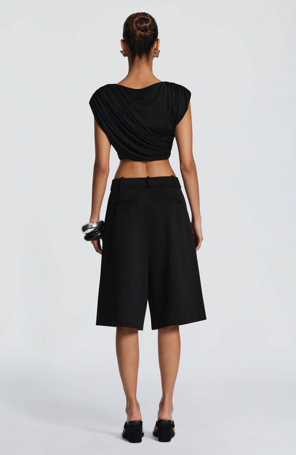 Flourenne Amarah Bermuda Shorts in Black