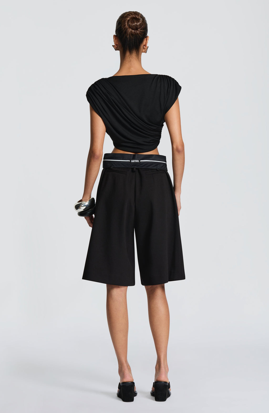 Flourenne Amarah Bermuda Shorts in Black