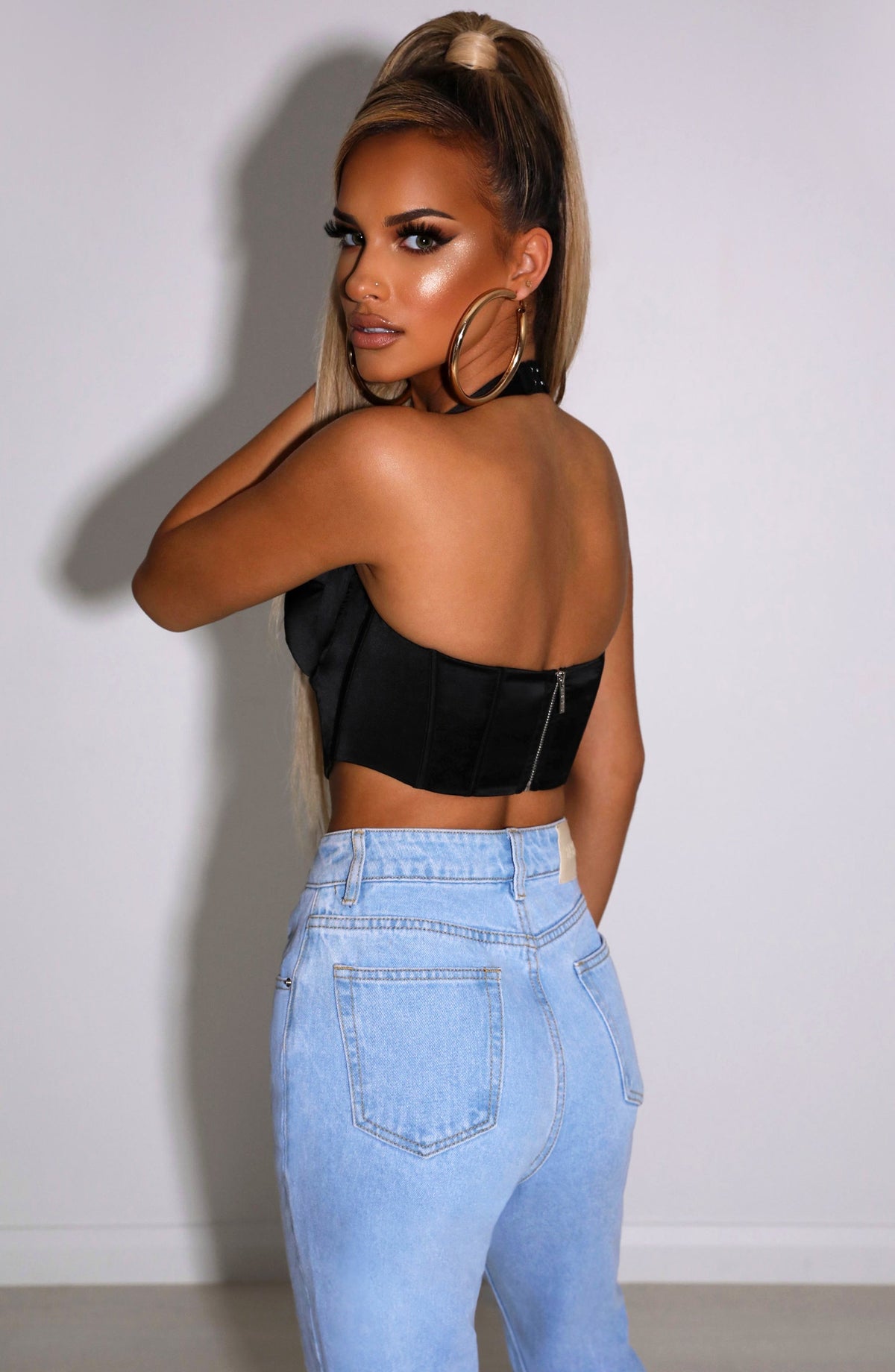 Flourenne Amariah Corset in Black