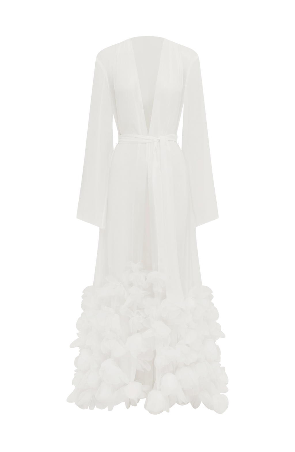 Flourenne Amelia Dressing Gown in Ivory