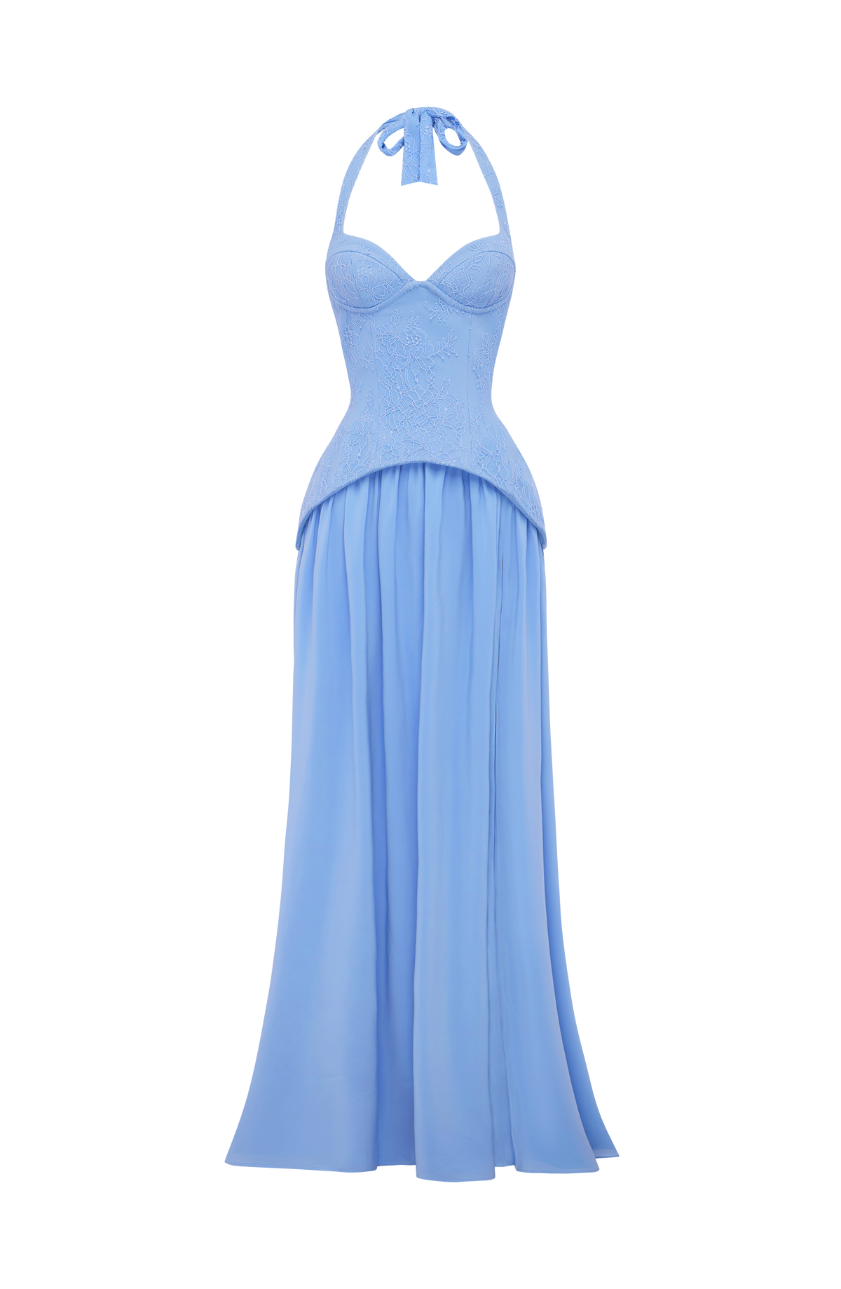 Flourenne Amira Maxi Dress in Powder Blue