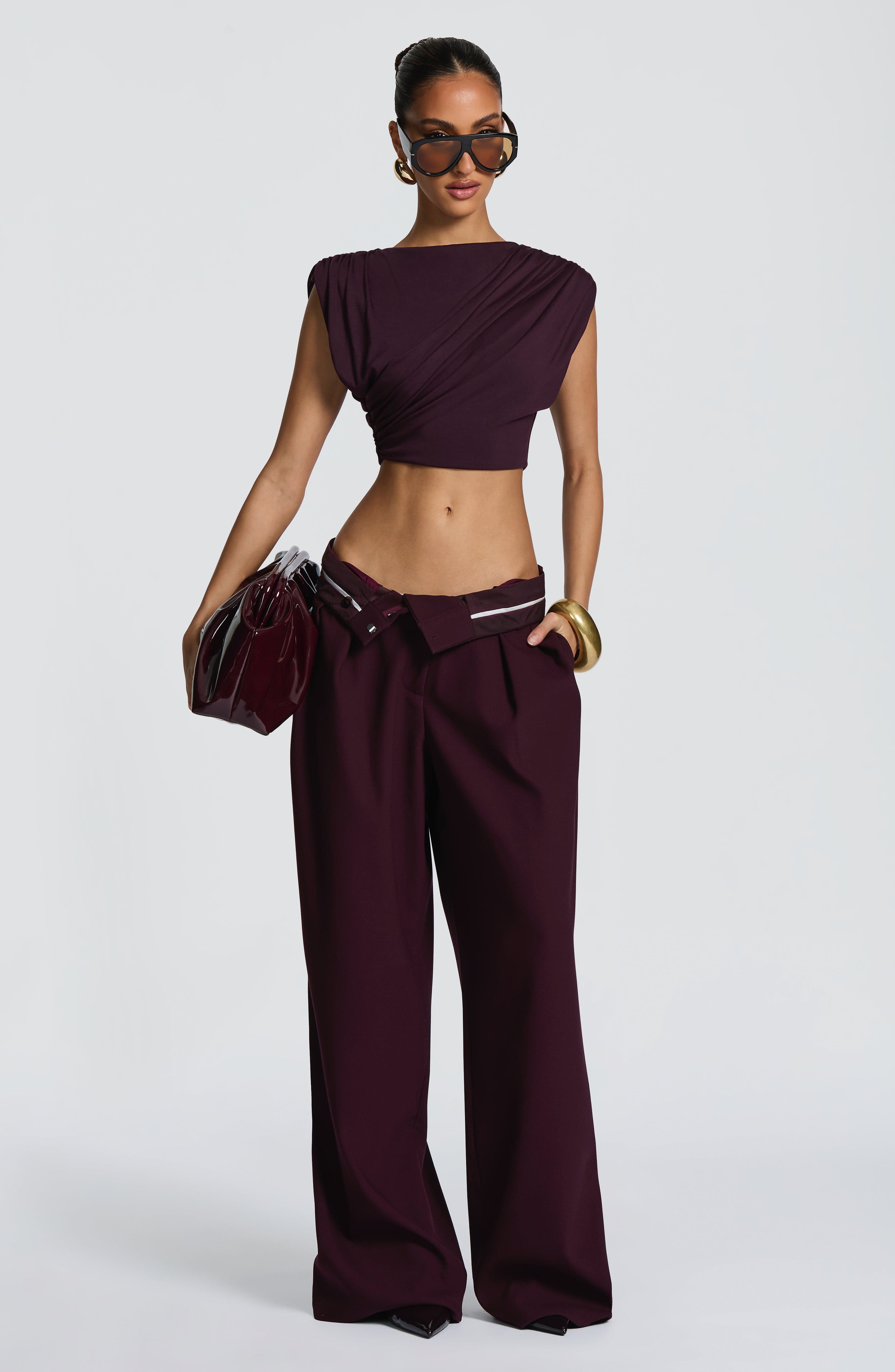 Flourenne Amora Top in Plum