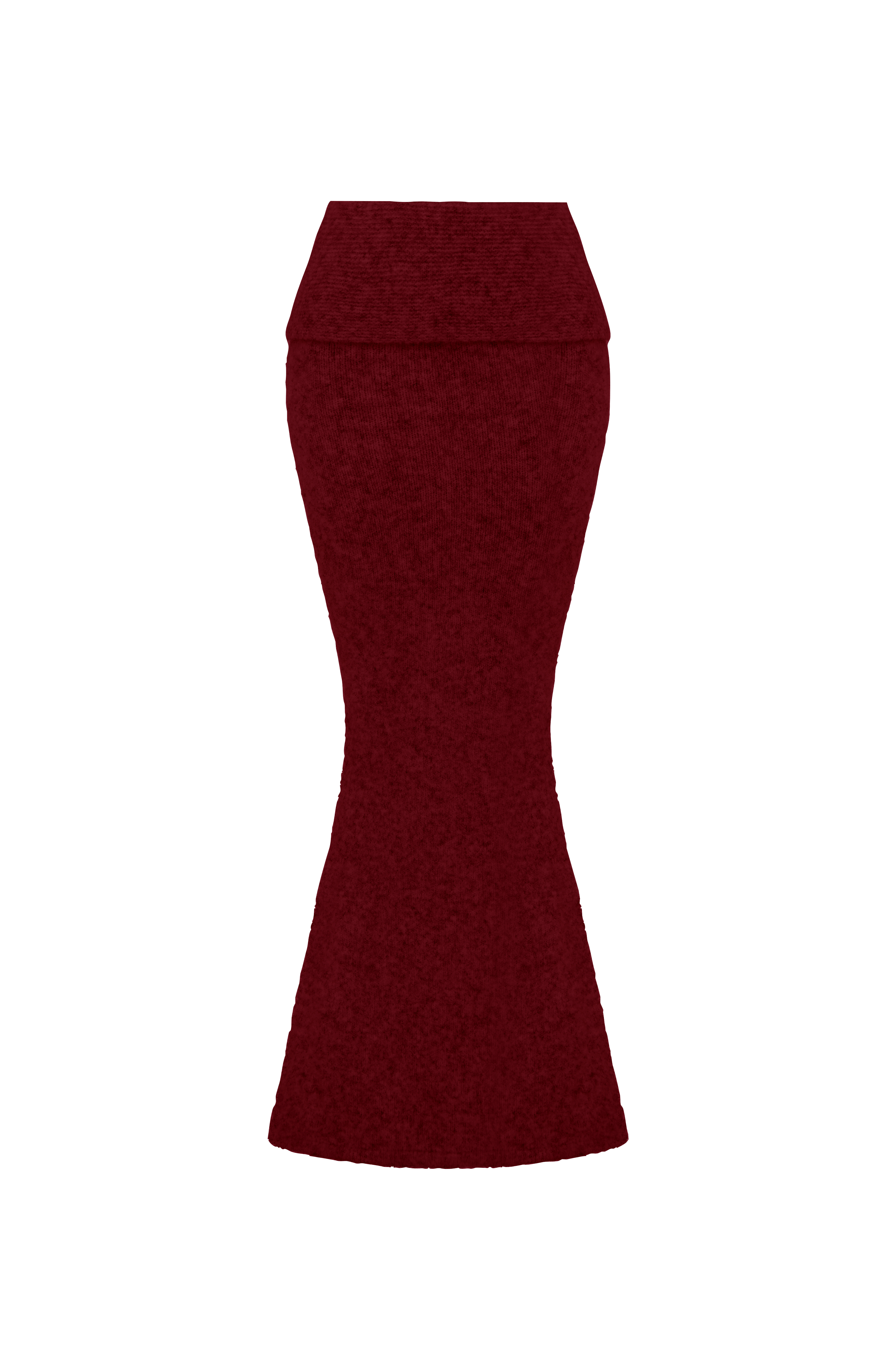 Flourenne Andra Maxi Skirt in Burgundy