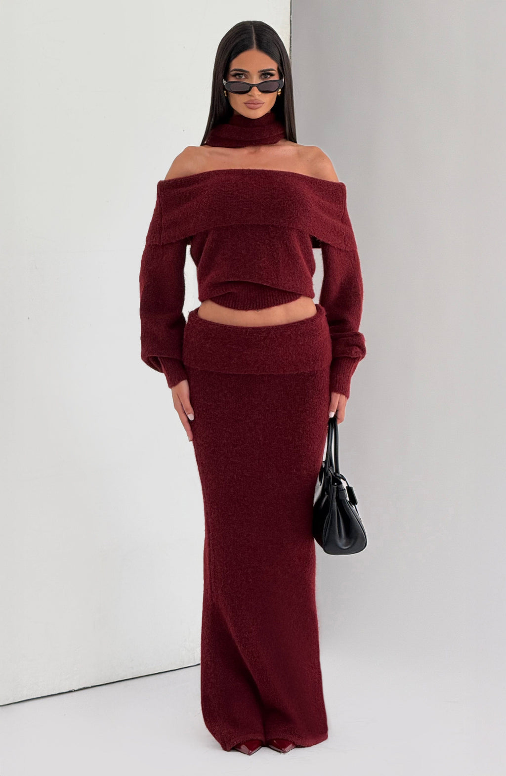 Flourenne Andra Top in Burgundy