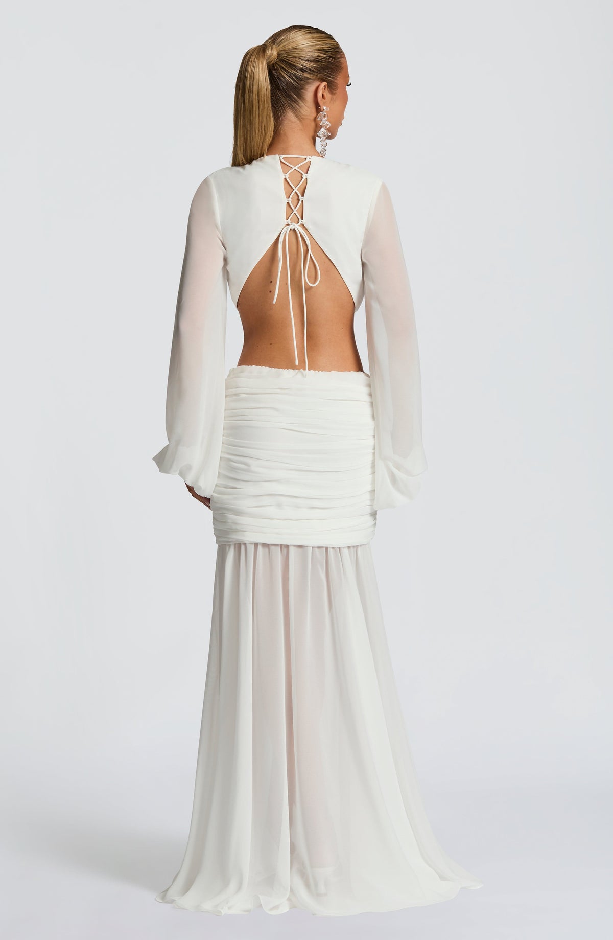 Flourenne Andreia Maxi Dress in Ivory