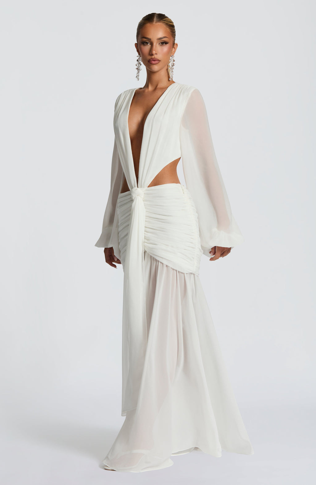 Flourenne Andreia Maxi Dress in Ivory