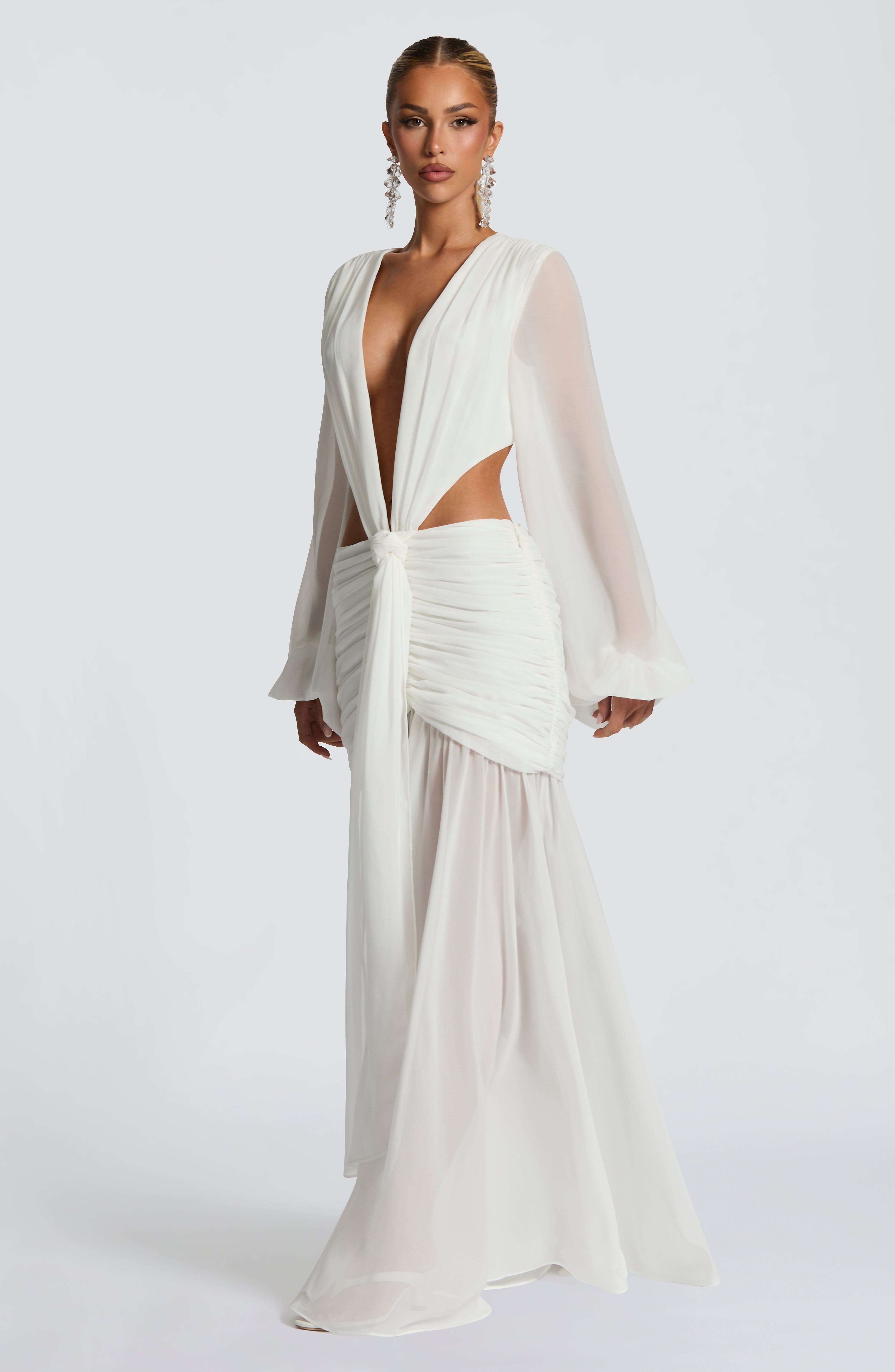 Flourenne Andreia Maxi Dress in Ivory