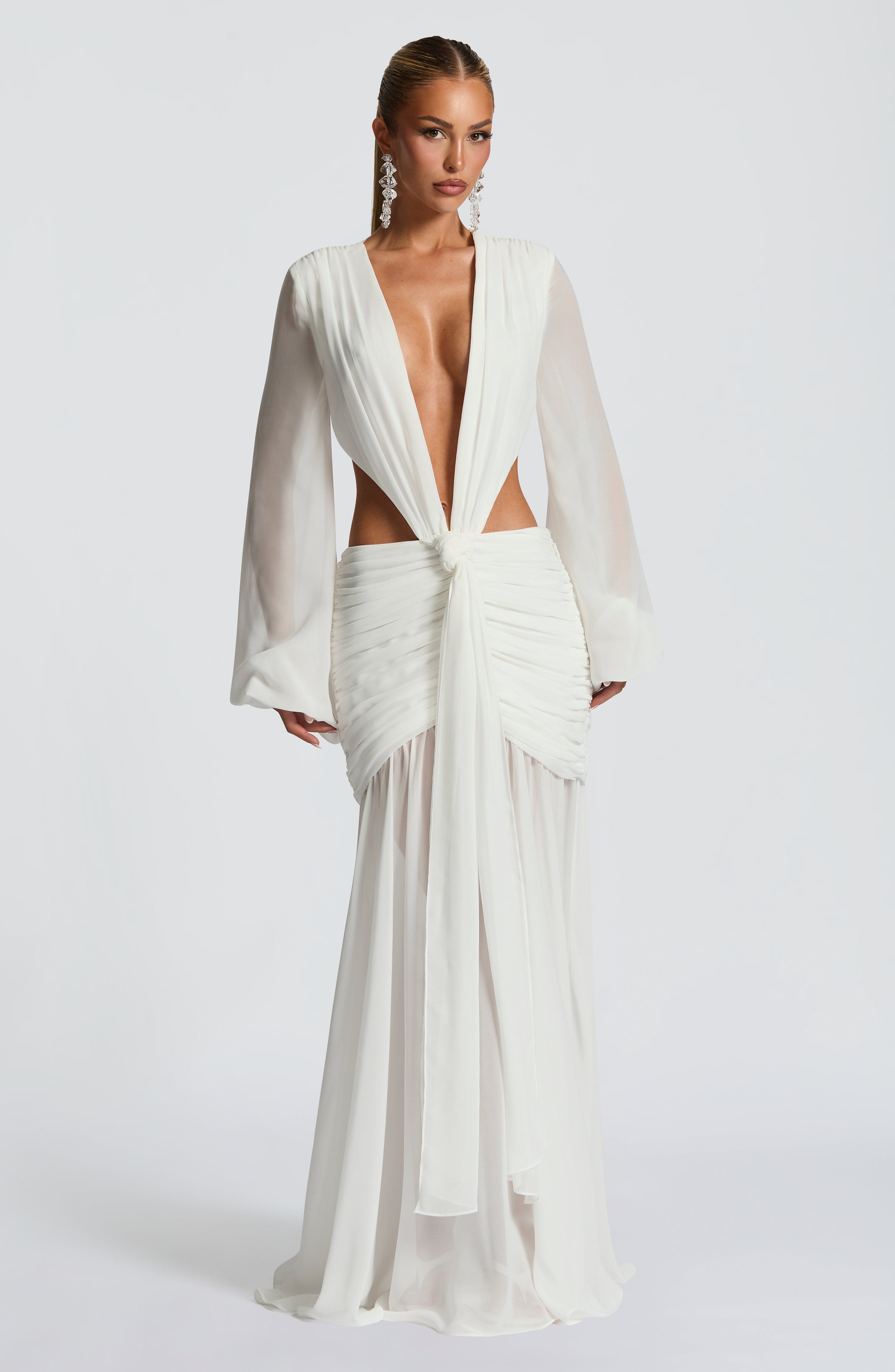 Flourenne Andreia Maxi Dress in Ivory