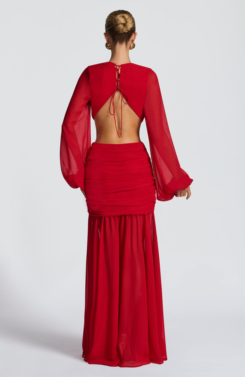 Flourenne Andreia Maxi Dress in Red