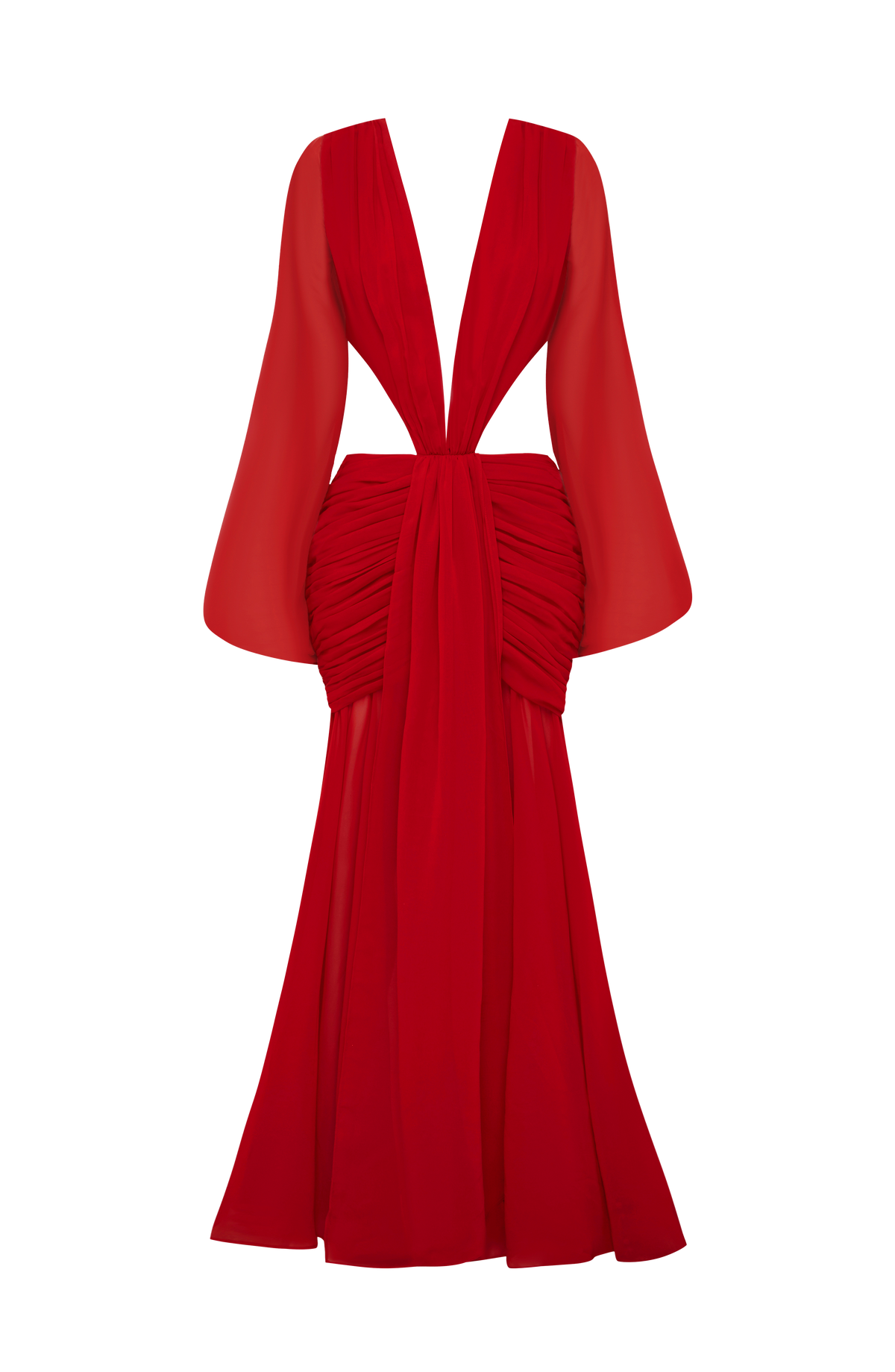 Flourenne Andreia Maxi Dress in Red