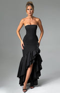 Flourenne Angelique Maxi Dress in Black