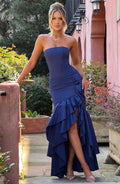Flourenne Angelique Maxi Dress in Navy