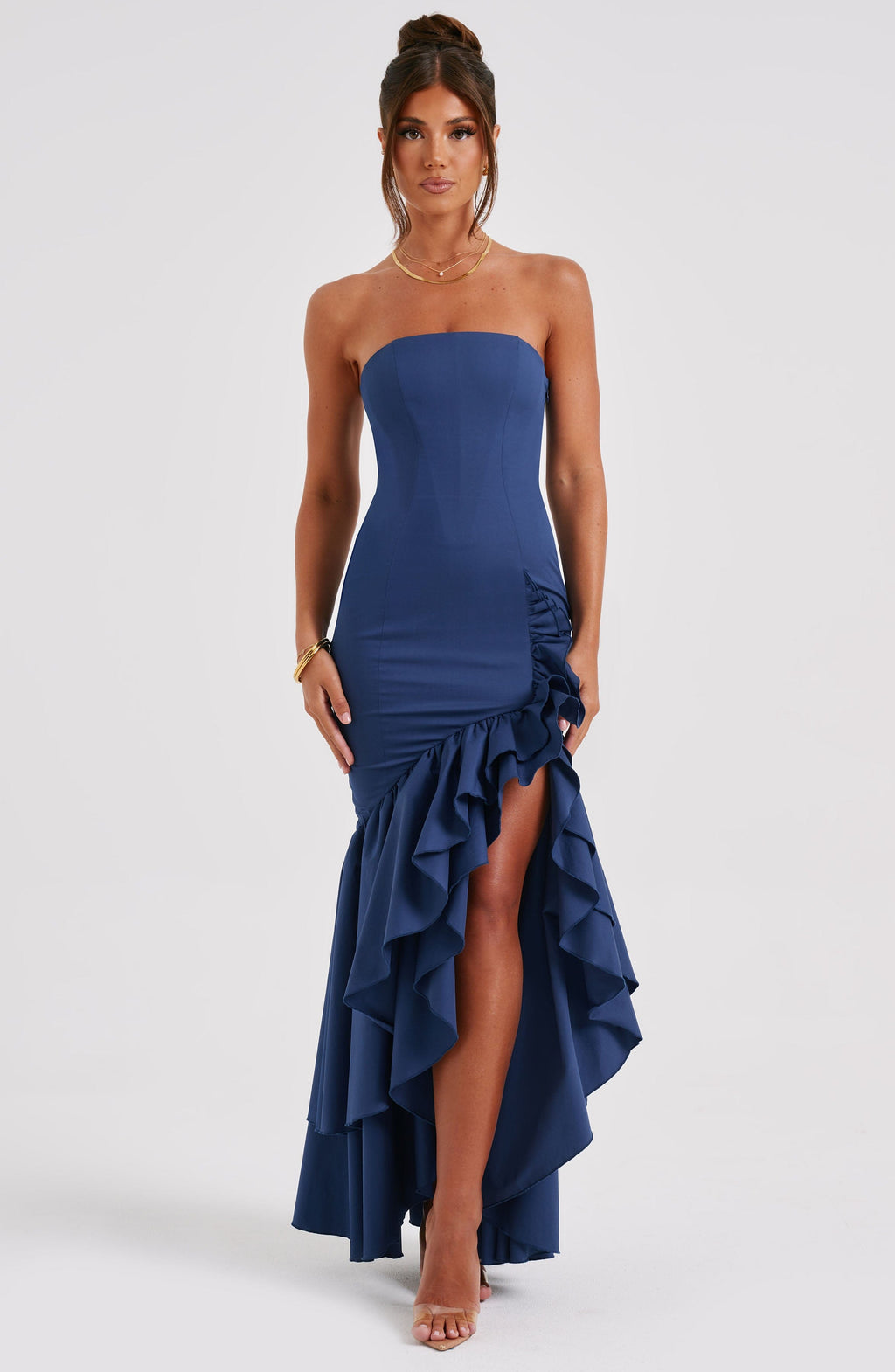 Flourenne Angelique Maxi Dress in Navy